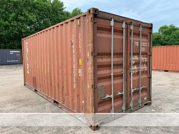 20′ x 8′ x 8.5′ Tall –Used Shipping / Storage Container-Wind and Watertight – BRICK