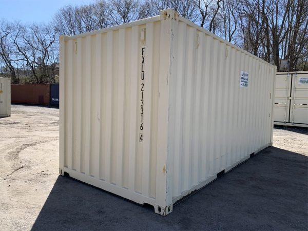 20′ x 8′ x 8.5′ Tall– New Shipping/Storage Container – Wind and Watertight – Beige - Image 2