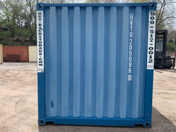20′ x 8′ x 8.5′ Tall– Wind and Watertight Off Rent Used Shipping / Storage Container – Blue - Image 2