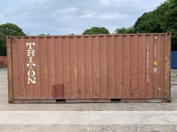 20′ x 8′ x 8.5′ Tall –Used Shipping / Storage Container-Wind and Watertight – BRICK - Image 3