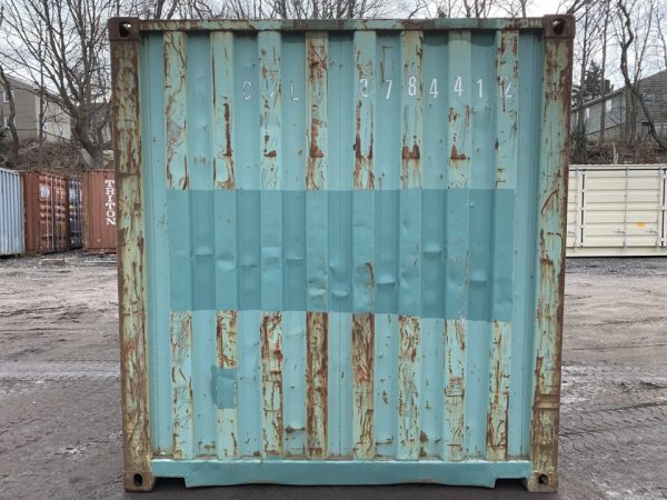20′ x 8′ x 8.5′ Tall– AS IS Door Seals Show Light Used Shipping / Storage Container – Green - Image 3