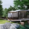 Mobile capsule House Furnished Cabin Homes Villa House 40ft Container Homes Capsule Office Pod - Image 2