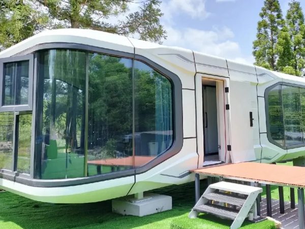 Prefabricated House Aluminum Space Capsule House 2 Bedroom Container House