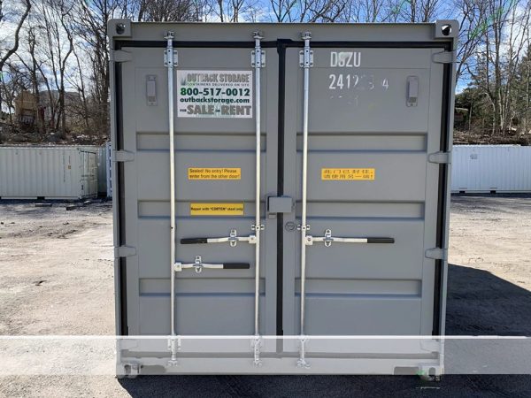 20′ x 8′ x 8.5′ Tall – New Double Door Shipping/Storage Container – Gray - Image 3