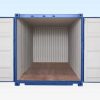 20ft Self Storage Container with Bamboo Floor – Blue (RAL 5010) - Image 5