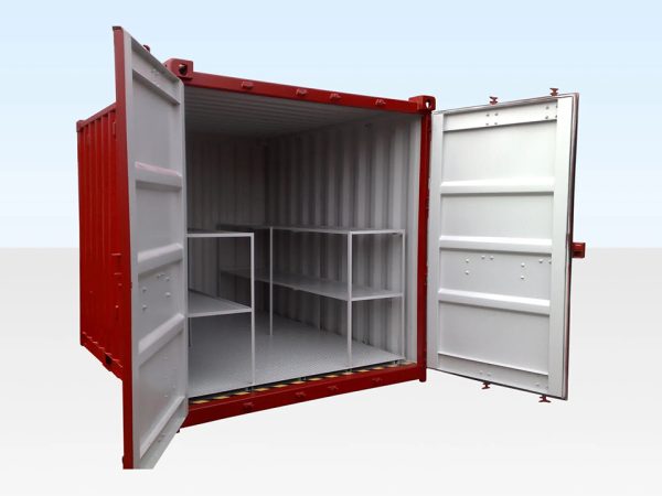 10 x 8ft Flat Floor Bunded Store - Image 4
