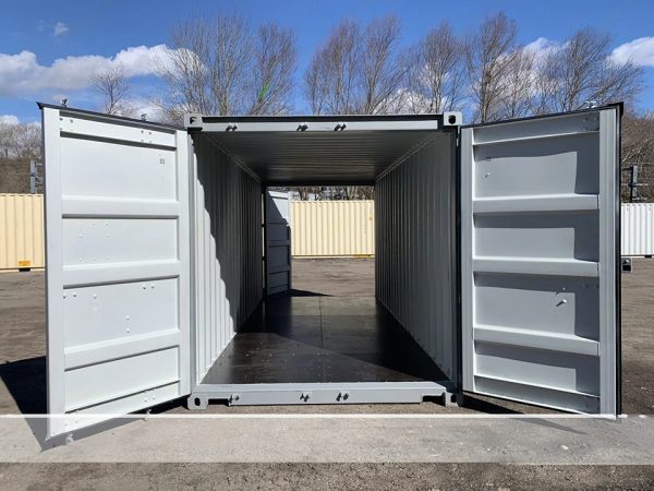 20′ x 8′ x 8.5′ Tall – New Double Door Shipping/Storage Container – Gray - Image 4