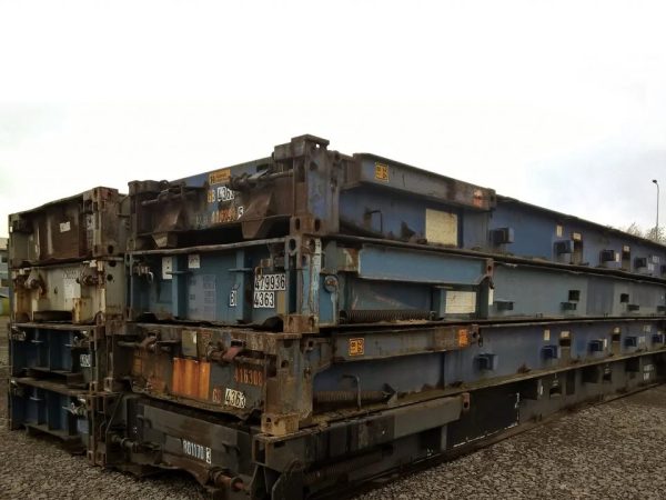 40ft x 8ft Used Shipping Container – Flat-Rack - Image 3