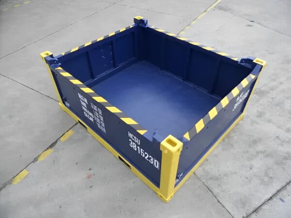 10ft DNV 2.7-1 Half-Height Open Top Container – Stackable, Corten Steel, Certified - Image 6