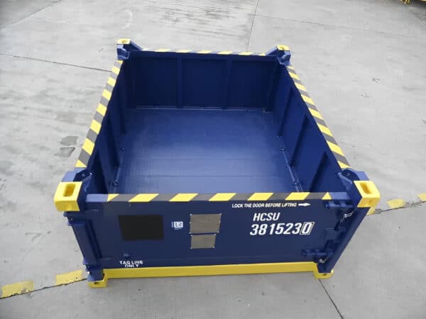 10ft DNV 2.7-1 Half-Height Open Top Container – Stackable, Corten Steel, Certified - Image 5