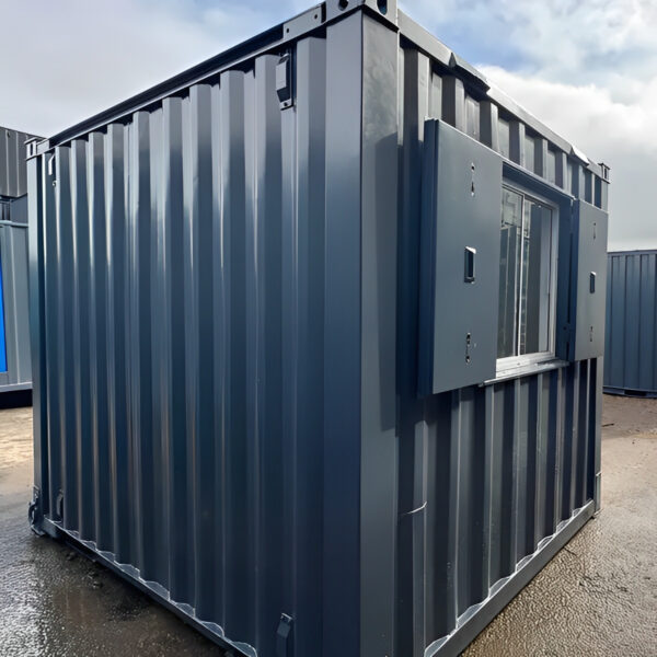 10ft x 8ft Portable Shipping Container Office – Anti-Vandal Steel Building - Image 2