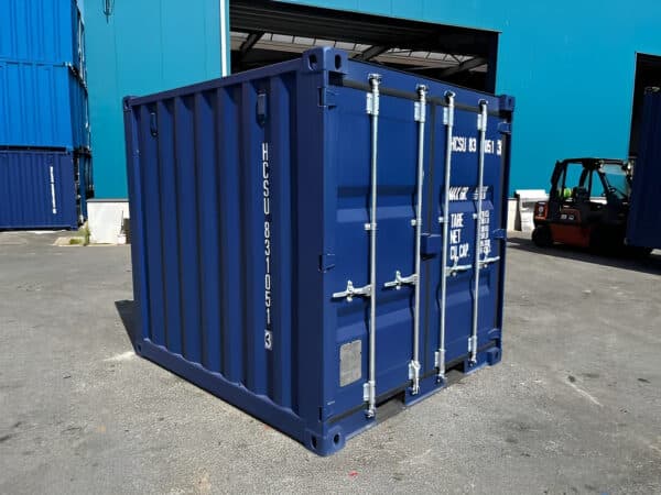8ft Blue Shipping Container