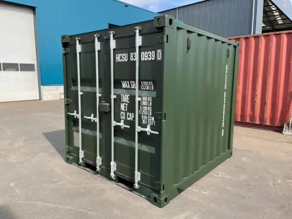 8ft Shipping Container Green