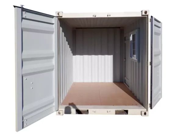 Portable 8ft container ideal for camping and remote labs