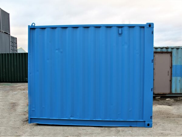 Used black steel shipping container for warehouse or site storage